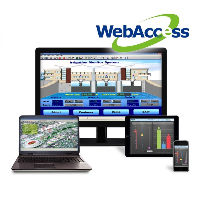 Advantech lanza el nuevo software HMI/SCADA WebAccess 8.0 con Business Intelligence Dashboard basado en HTML5